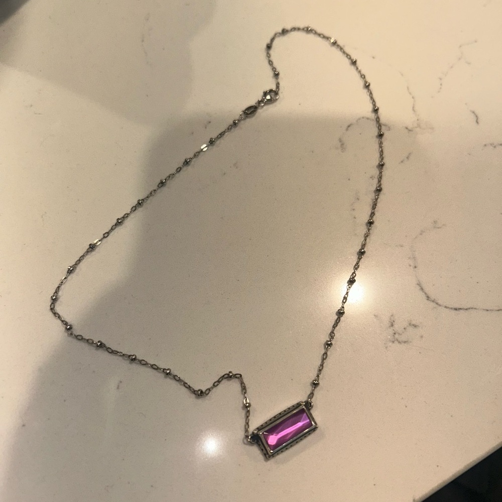 James Avery RETIRED Pink Palais Gemstone Necklace - Picture 2 of 3